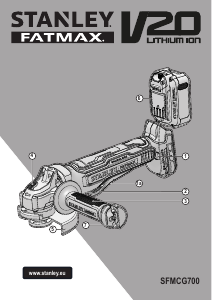 Manuale Stanley SFMCG700M2K Smerigliatrice angolare