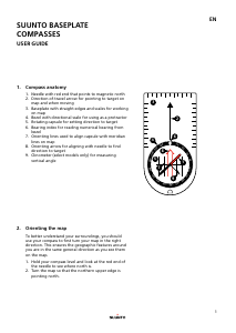 Handleiding Suunto Arrow-6 NH Kompas