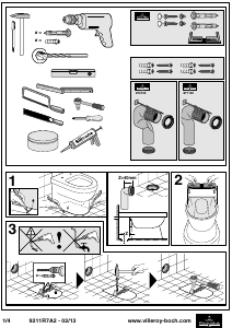 Kasutusjuhend Villeroy and Boch Subway 9211R7A2 Tualett