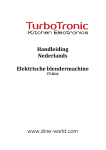 Handleiding TurboTronic TT-BG6 Blender