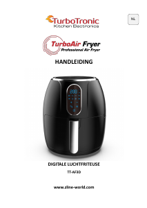 Handleiding TurboTronic TT-AF3D TurboAir Friteuse