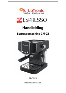 Handleiding TurboTronic TT-CM23 Espresso-apparaat