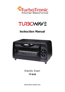 Manual TurboTronic TT-EV9 Oven