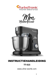 Handleiding TurboTronic TT-015 Master Mixer Standmixer