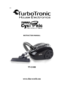Instrukcja TurboTronic TT-CV09 Turbo Cyclonic Odkurzacz