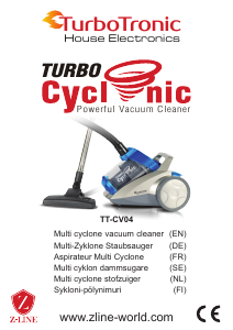 Bedienungsanleitung TurboTronic TT-CV04 Turbo Cyclonic Staubsauger