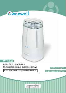 Kullanım kılavuzu Weewell WHC650 Nemlendirici