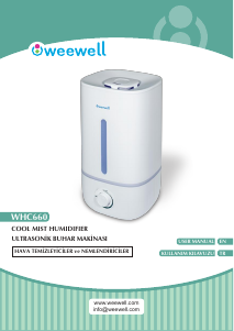 Kullanım kılavuzu Weewell WHC660 Nemlendirici