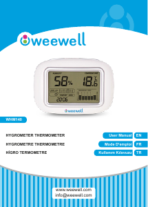 Kullanım kılavuzu Weewell WHM140 Meteoroloji istasyonu