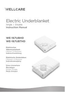 Manual Wellcare WE-167UBHD Electric Blanket