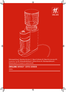 Manual de uso Zwilling 53104-6 Enfinigy Molinillo de café