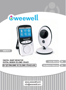 Kullanım kılavuzu Weewell WMV815 Bebek telsizi