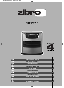 Manual Zibro SRE 237 E Heater