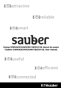 Manual de uso Sauber SCW41GB Cocina