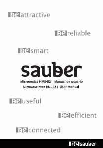 Manual de uso Sauber HMS-02I Microondas