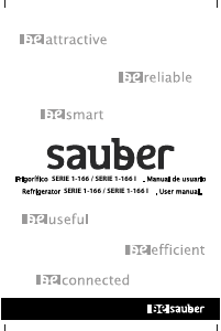 Manual de uso Sauber SERIE 1-166 Frigorífico combinado