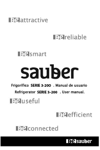Handleiding Sauber SERIE 3-200 Koel-vries combinatie