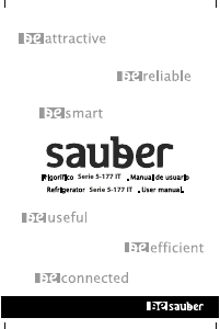 Handleiding Sauber SERIE 5-177IT Koel-vries combinatie