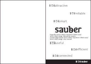 Manual de uso Sauber SERIE 5-RETRO Frigorífico combinado