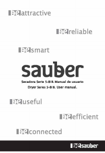Handleiding Sauber SERIE 5-81B Wasdroger