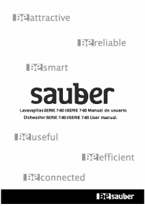 Manual de uso Sauber SERIE 7-60 Lavavajillas