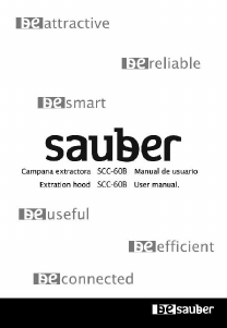 Manual Sauber SCC-60B Cooker Hood