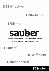Handleiding Sauber SCD-91 Afzuigkap