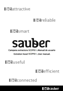 Manual de uso Sauber SCDP-60I Campana extractora