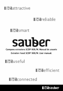 Handleiding Sauber SCDP-90B Afzuigkap