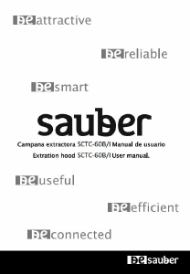 Manual de uso Sauber SCTC-60B Campana extractora