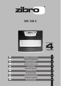 Manual Zibro SRE 346 E Heater