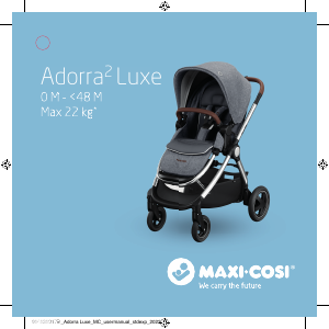 Manual Maxi-Cosi Adorra² Luxe Carrinho de bebé