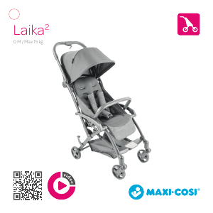 Manual Maxi-Cosi Laika² Carrinho de bebé