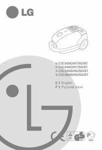 Руководство LG V-C3C43ND Пылесос