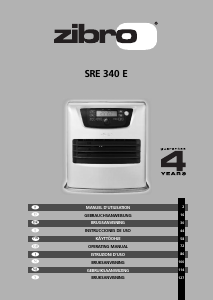 Manual de uso Zibro SRE 340 E Calefactor