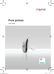 Manual Signia Pure Primax Hearing Aid