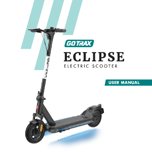 Handleiding GOTRAX Eclipse Elektrische step