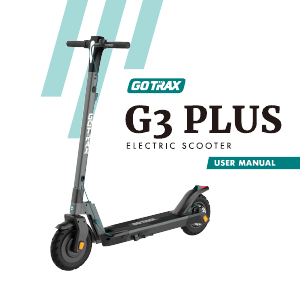 Handleiding GOTRAX G3 Plus Elektrische step