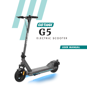 Handleiding GOTRAX G5 Elektrische step