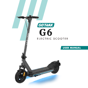Handleiding GOTRAX G6 Elektrische step