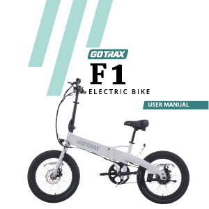 Manual GOTRAX F1 Electric Bicycle