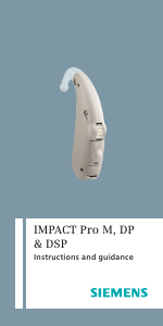 Manual Siemens IMPACT Pro DP Hearing Aid