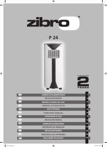 Bruksanvisning Zibro P 24 Luftkonditionering