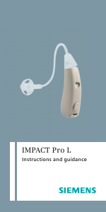Manual Siemens IMPACT Pro L Hearing Aid