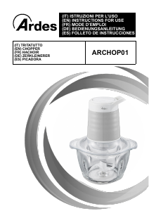 Bedienungsanleitung Ardes ARCHOP01 Universalzerkleinerer