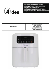 Manuale Ardes ARFRYA01 Friggitrice
