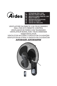 Návod Ardes AR5W40RW Ventilátor