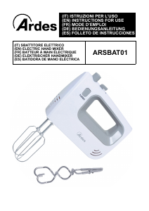 Manuale Ardes ARSBAT01 Frullatore a mano