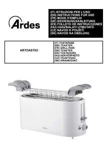 Manual Ardes ARTOAST02 Toaster