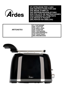 Manual Ardes ARTOAST03 Toaster